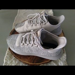 Adidas tubular shadow knit clear brown/light brown